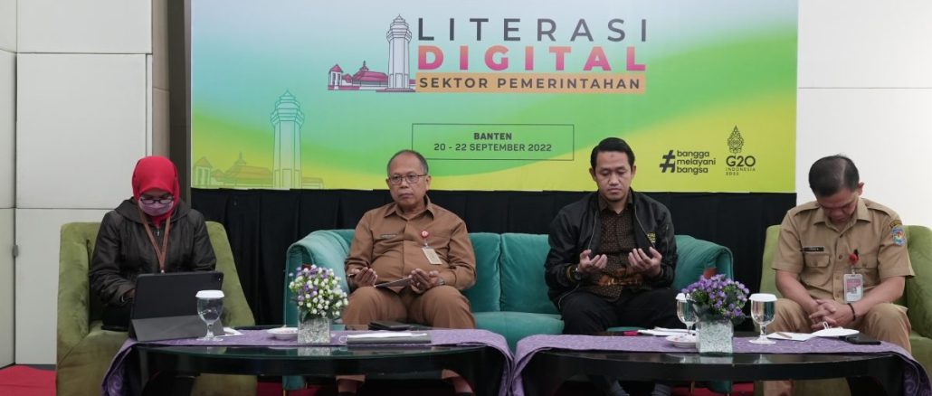 Literasi Digital ASN Banten, Tingkatkan Orientasi Pelayanan Publik dengan Digitalisasi