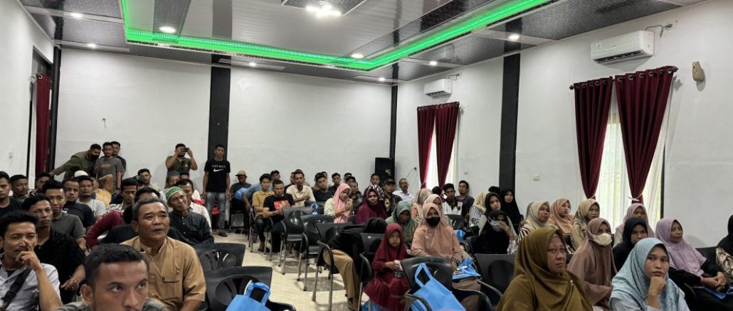 Masyarakat Aceh Timur Harus Bisa Jadi Agen untuk Menjaga Media Sosial Jelang Pemilu 2024