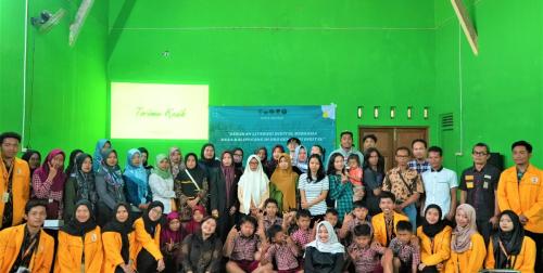 Kegiatan Literasi Digital KKN Desa Kalipucang Magelang