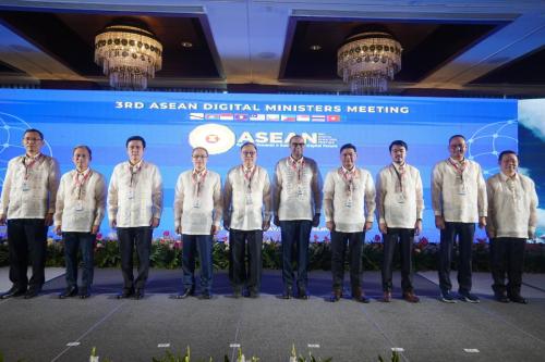 Dirjen Aplikasi Informatika bersama perwakilan kementerian dari negara anggota ASEAN lainnya (10/02/23).
