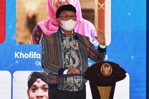 Grand Launching Empat Pilar Kurikulum dan Modul Literasi Digital di Surabaya