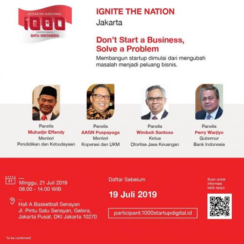 Pembicara dalam launching 1000 startup digital (2)