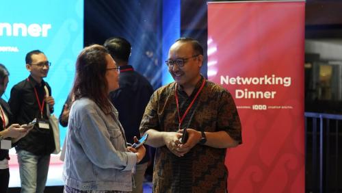 Direktur Pemberdayaan Informatika, Bonifasius Wahyu Pudjianto pada acara Networking Dinner Gerakan Nasional 1000 Startup Digital di Jakarta, Sabtu (04/03/2023).